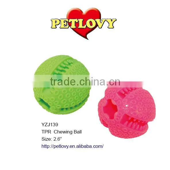 PROMOTIONAL 2.6" TPR CHEWING BALL TPR TOY DOG TOY
