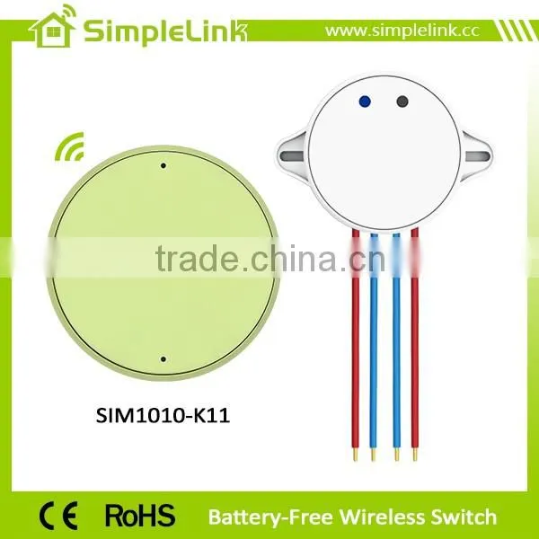 RF and Energy Harvesting technology wireless Remote Control Self-powered wall Switch