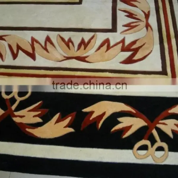 Best Quality Living Room Fine Pattern Deep Cutting Velour Hand Tufted Carpet photo-4
