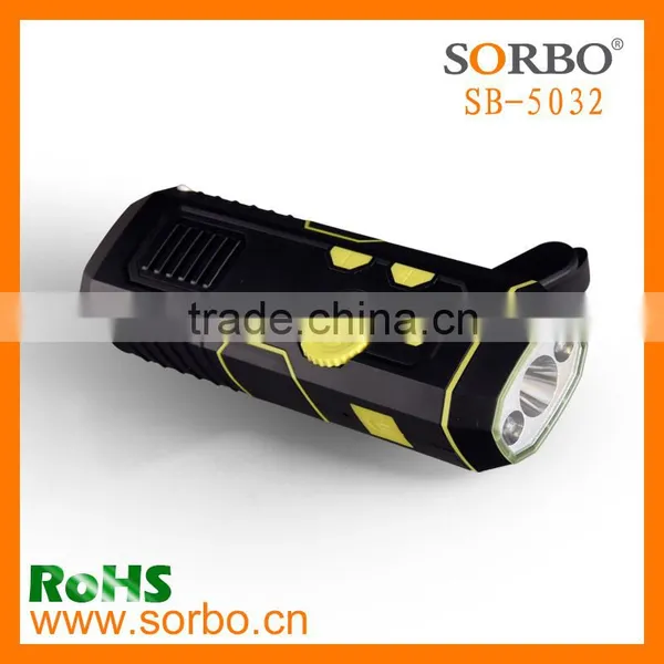 Dynamo Emergency Hand Crank Self Powered FM Radio, LED Flashlight, Smart Phone Charger Power Bank photo-4