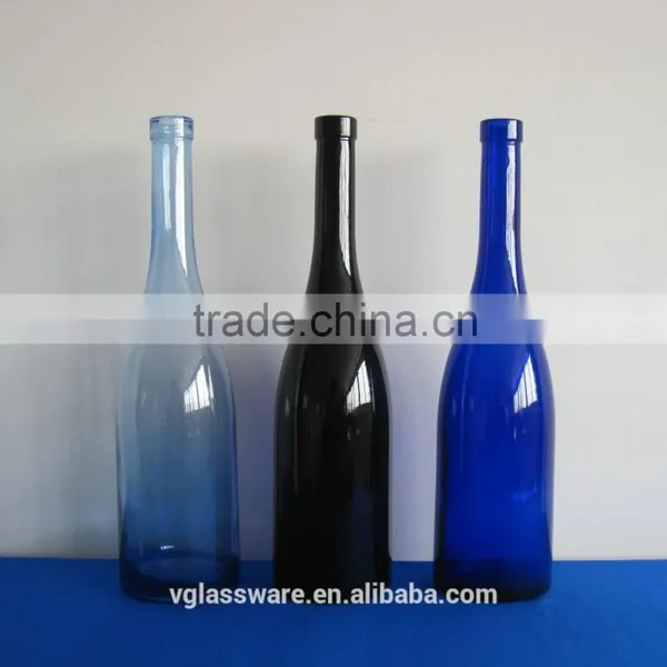 Glass Wine Bottle, Burgundy Wine Bottle