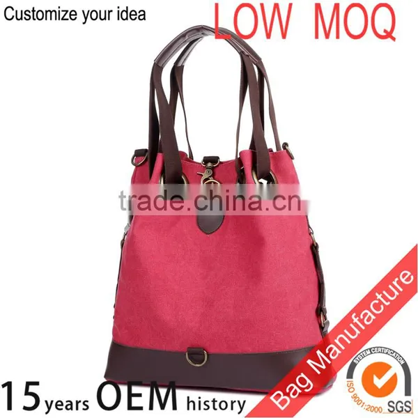 Custom Larege Capacity Canvas Side Bags for College Girls Quality Choice Supplier's Choice photo-3
