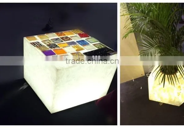 Wall Decoration Material Crystal Resin Panels photo-2