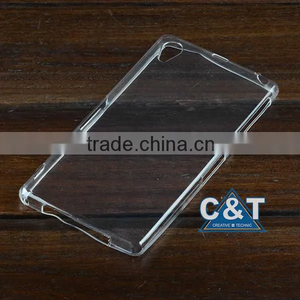 C&T Ultra Slim 0.3mm Case / Extremely Thin Transparent TPU Back Cover For Sony Xperia Z1 photo-4