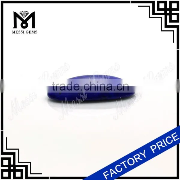 Oval Cabochon Bead for Jewelry Natural Precious Lapis Lazuli photo-4