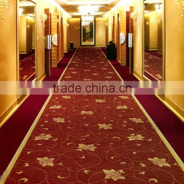 Luxury Vintage Hotel Carpet, Wool Floor Carpet and Rugs