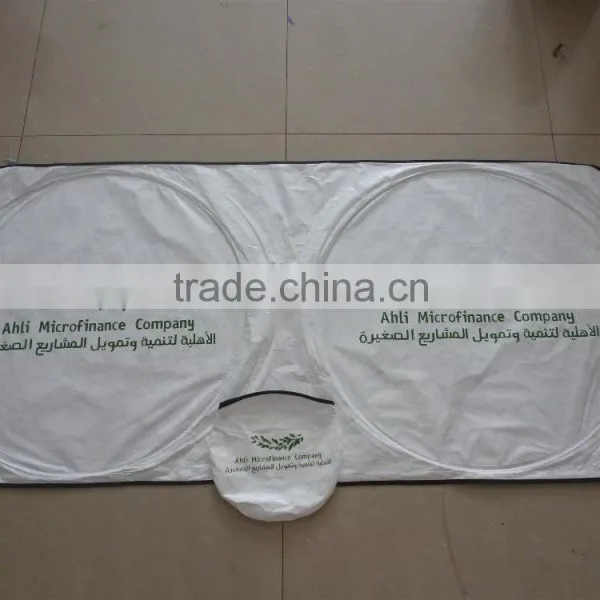 Car Sunshade/tyvek Front Sunshade/customized Printing Logo Sunshade for Promotion Gift