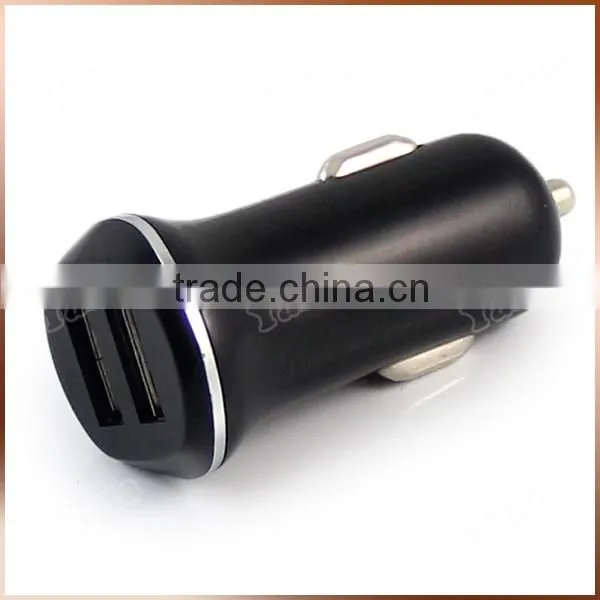 2016 New 2.1A 2 USB Car Charger For Samsung Iphone Car Charger Dual USB photo-2