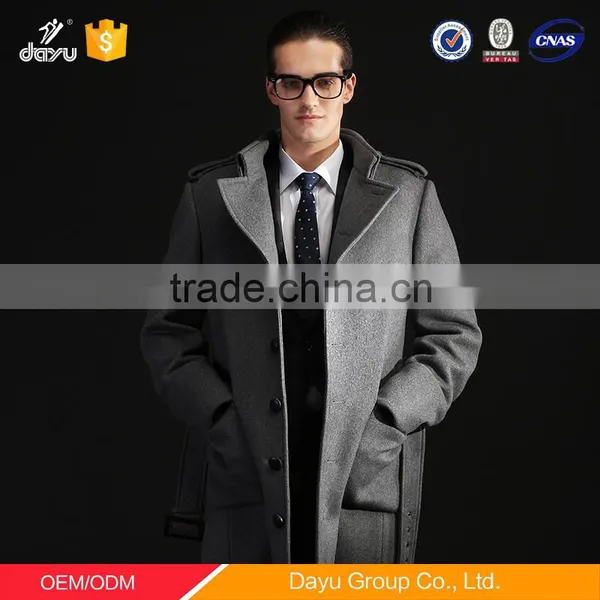 Pure Wool Best Price High Quality Wool Polyester Topcoat Man Woolen Jacket Thicken for Spring Antumn Winter Wool Overcoat photo-5