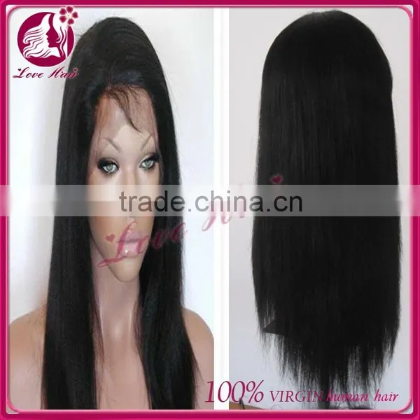 Factory Wholesale Natural Looking Hair Wig 100% Virgin Brazilian Hair Lace Front Wig photo-2