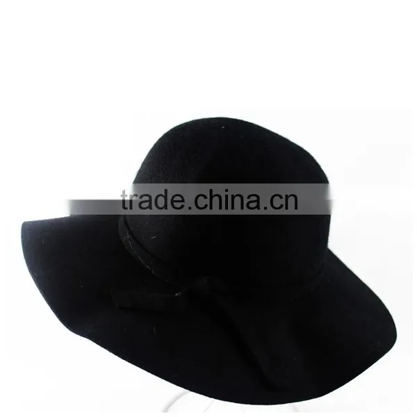 Wool Hats for Women Wide Brim Hat Wholesale China photo-3