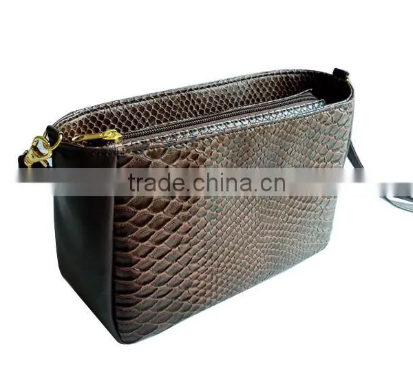 Snake Pattern PU Leather Shoulder Bags photo-3