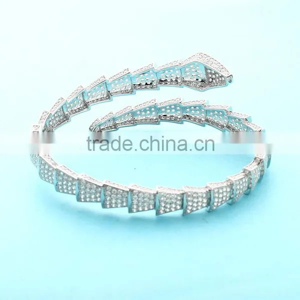 925 Sterling Silver Men's Silver Bracelet Men Bangle SBG629W photo-6