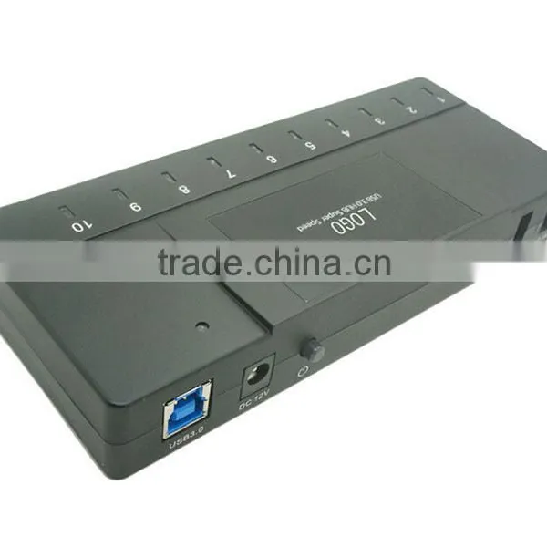 Super Speed Multi USB 3.0 10-Port Hub External Powered With Adaper photo-3