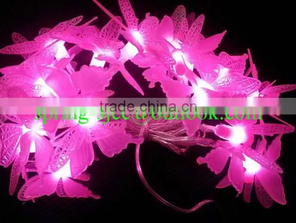 Plastic Butterfly LED String Light for Holiday Solar String Light photo-2