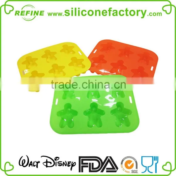 Lovely Food Grade GINGERMAN Designed Silicone Cake Mould photo-2