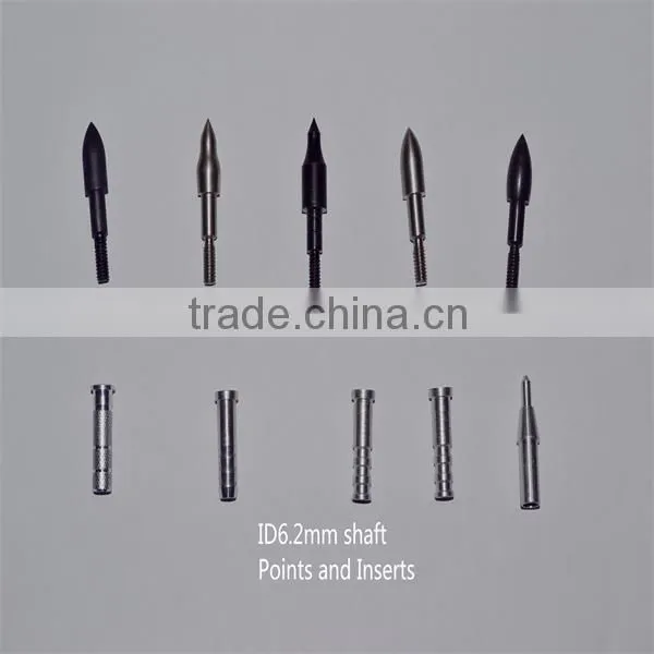 Archery Hunting Arrow Goldtip- ID6.2mm Shaft Point and Insert photo-2