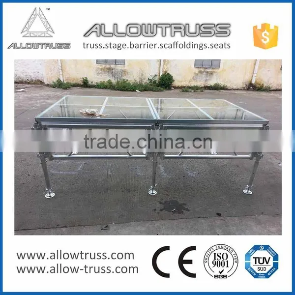 Portable Assemble Aluminium Glass/wedding /LED /transparent Stage photo-2