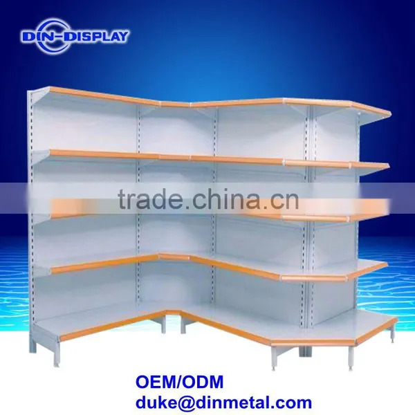 OEM/ODM Custom Supermarket Corner Shelving Corner Wall Shelf photo-4