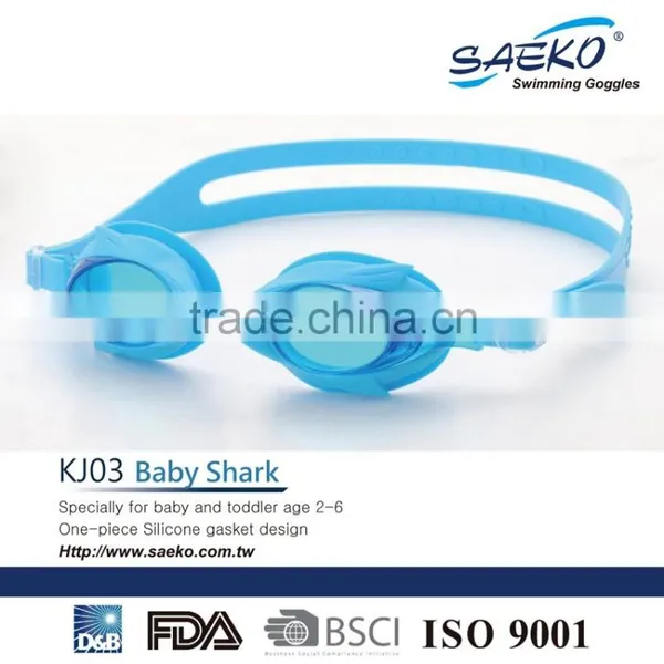 Baby Shark Design Junior/Kid/Children Comfortable Swimming Goggles photo-4