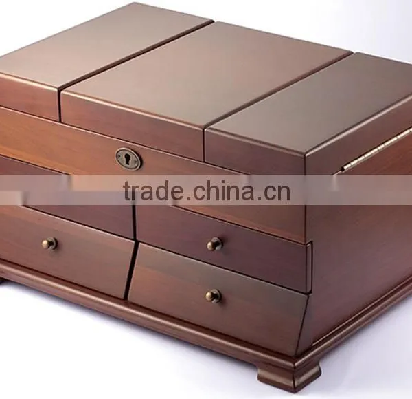 Custom Design Handmade Wooden Gift Box for Jewelry Packaging