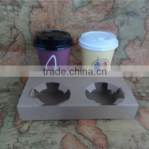 4-pack Cheap Paper Pulp Material Tray for Paper Cup photo-4