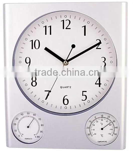 Wall Clock With Weather Station