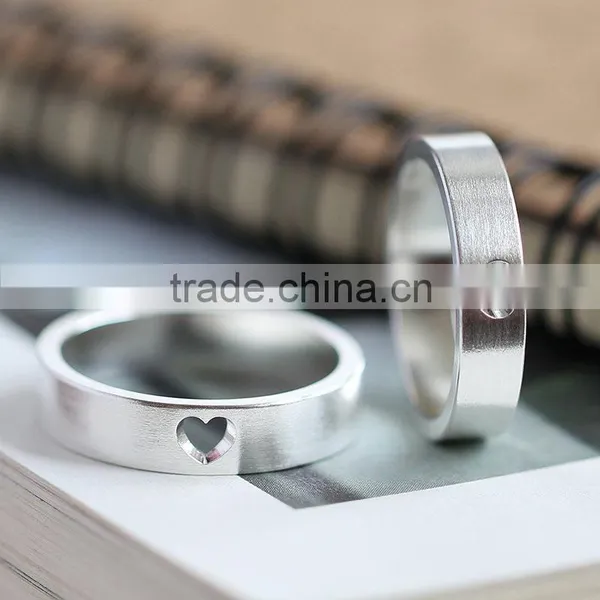 Hotselling Stainless Steel Fancy Couple Rings Newest Design Couple Rings
