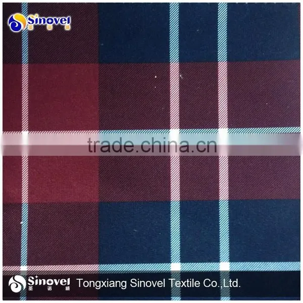 100% Polyester Printed Suits Fabric/plaid Design Suit Fabric photo-3