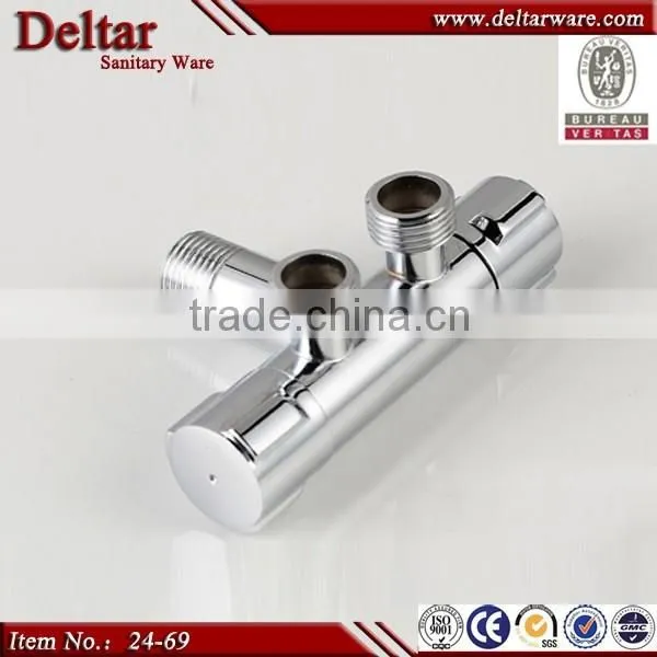 3 Hole Angle Valve, 3 Hole Faucet Angle Valve,bathroom Angle Valve photo-3