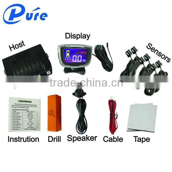 Car Reverse Radar Rearview System 6 Sensors Numeral and Color LCD Display Parking Sensor photo-4