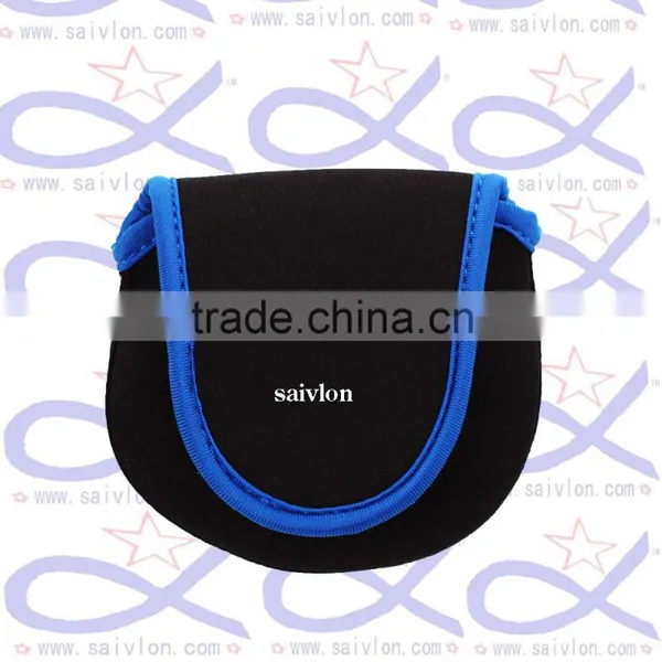 Custom logo design Cheap colored neoprene fly fishing reel bag