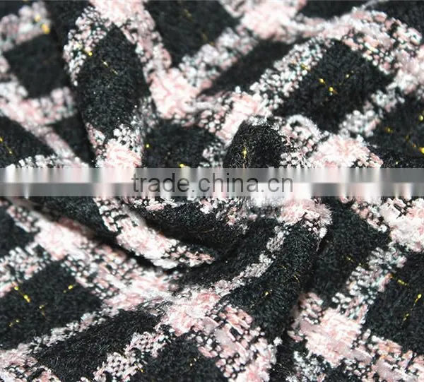 2016 Nice 100% Wool Tweed Fabric, Tweed Weave Woolen Fabric for Overcoat photo-2
