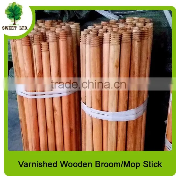 2.2*120cm Italian Screw Varnished Wood Broom Stick With Low Price photo-6