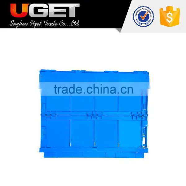 Made in China Stackable Injection Plastic Moving Crate With Lid for Sale photo-4