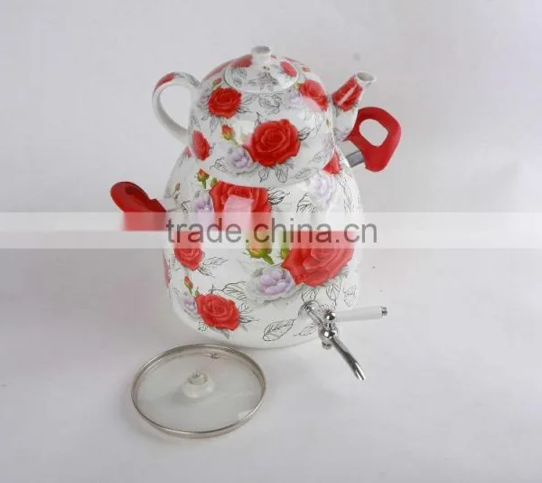 ENAMEL KETTLE PORCELAIN TEA POT photo-6