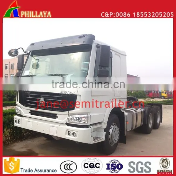 HOWO Brand 6*4 371HP Mini Tractor Trailer Truck photo-3