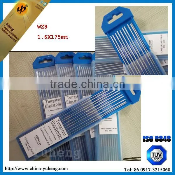 Europe Quality Wt20 2% Thoirated Tungsten Electrodes 1.6 /2.4/3.2mm Diameter photo-2