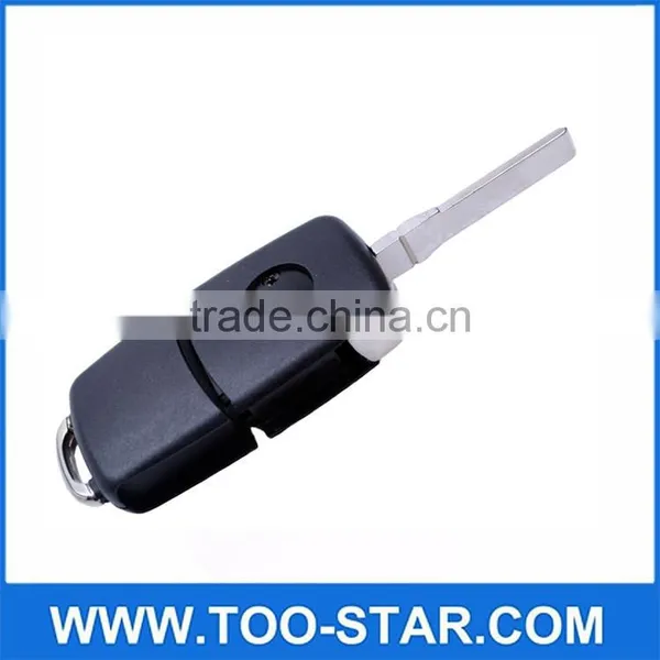Flip Folding Key Shell for VW VOLKSWAGEN SEAT SKODA Remote Key Case Fob NEW 3 BN photo-2