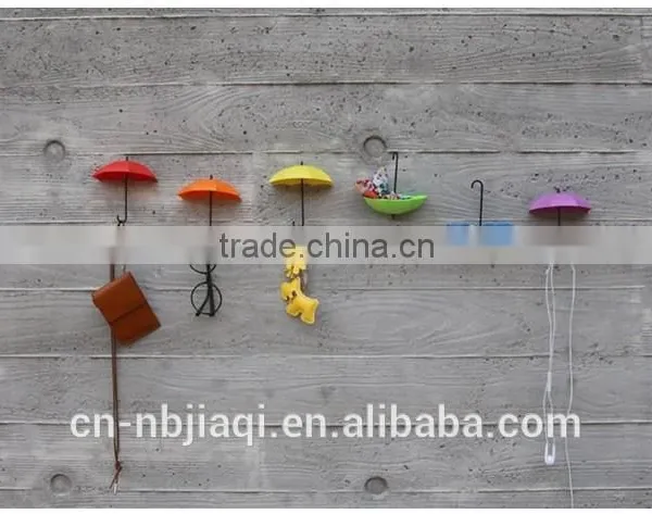 Lovely Umbrella Shape Sticky Hooks/3pcs in One Set photo-4