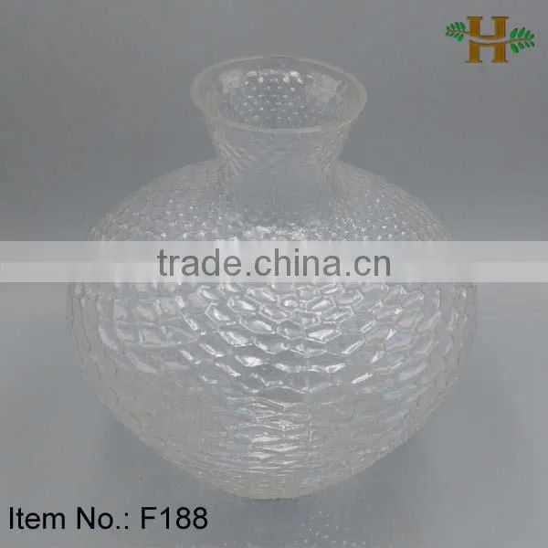 Mercury Silver China Home Decor Wholesale Glass Flower Vase photo-2