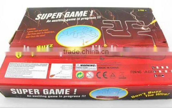 Electric Buzz Wire Game Toy, Hot-selling Electric Hearbeat Shocking Maze Toy For Wholesale photo-4