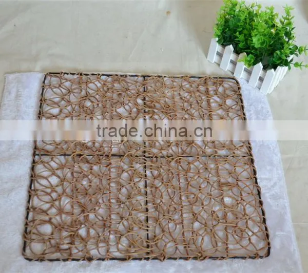 Eco-friendly Rattan Insulation Mat for Table, Heat Protection photo-2