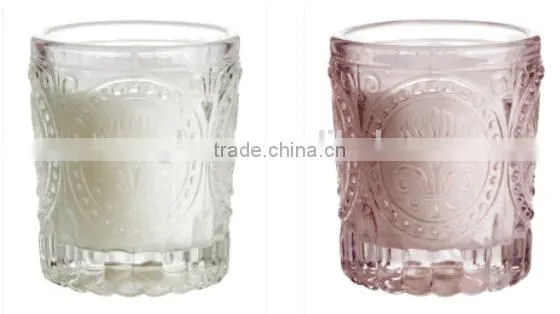 Super Quality Candle Holder With Flower Print photo-3