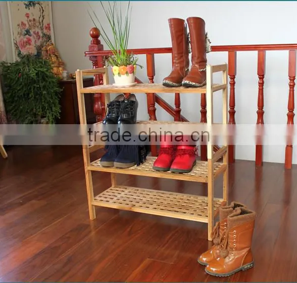 New Product 2 Tires Water Proof Wooden Shoe Rack photo-6