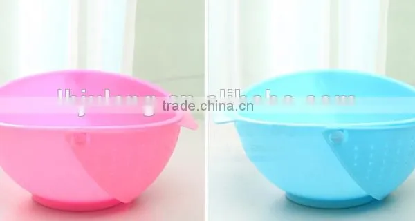 Plastic Folding Basket Drain Rack for Fruit,collapsible Colander Strainer photo-6