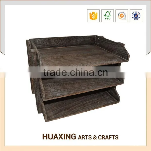 High Quality Solid Wood Wooden Shelf With Veneer photo-2