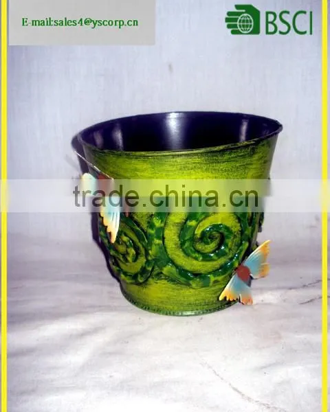 Metal Flower Pot Garden Home With 3D Metal Application Iron Flower Pot Stand photo-4
