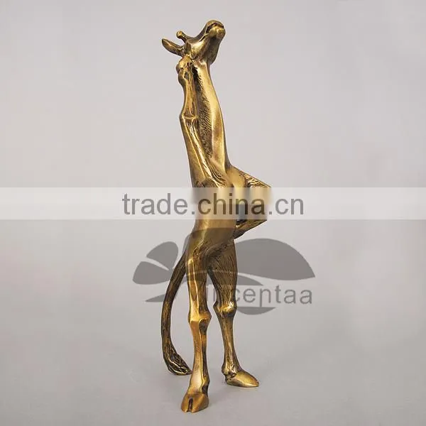 High Quality Brass Giraffe Statue VSL-063 photo-4
