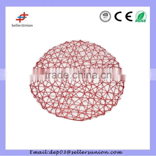 38cm Round Wholesale Vinyl pp Placemats for Restaurant photo-4